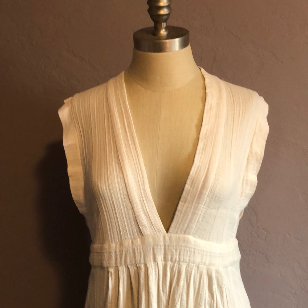 Madewell maxi dress in cream